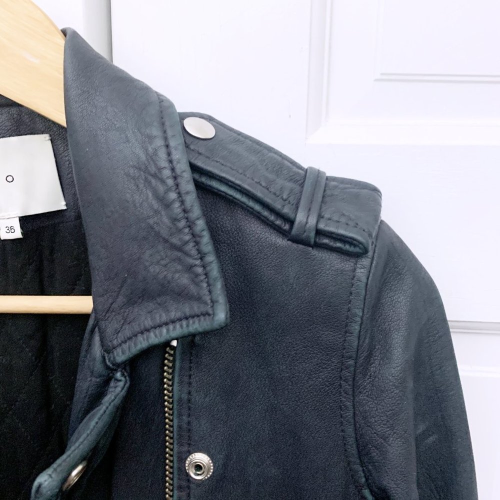 IRO Han Lamb Leather Jacket - Picture 4 of 11